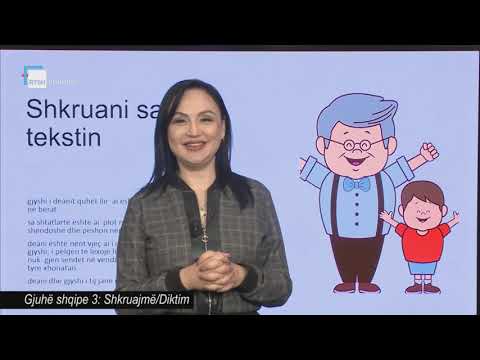 Gjuhë shqipe 3 - Shkruajmë: Diktim