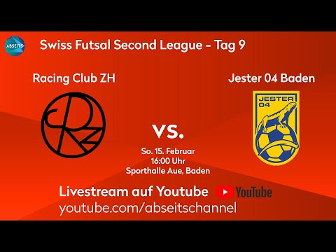Racing Club ZH vs. Jester 04 Baden | Swiss Futsal Second League - Gr. 3 - Tag 9 | 15.02.2026