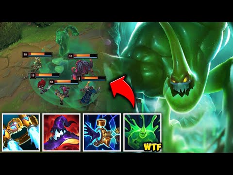 ONE ZAC W DOES 40% MAX HEALTH DAMAGE!? (THE FLYING BLOB OF DEATH) - League of Legends