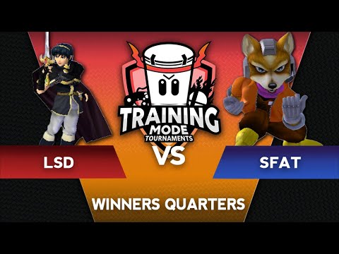 Training Mode Tournaments #4 SFAT (Fox) vs. LSD (Marth) - SSBM Winners Quarters - Melee