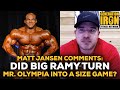 Matt Jansen Answers: Did Big Ramy Cement Mr. Olympia As A Size Game?