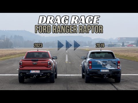 Ford Ranger Raptor DRAG RACE: NEW vs OLD