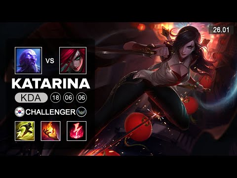 Katarina vs Ryze Mid - KR Challenger - Patch 26.01 Season 16