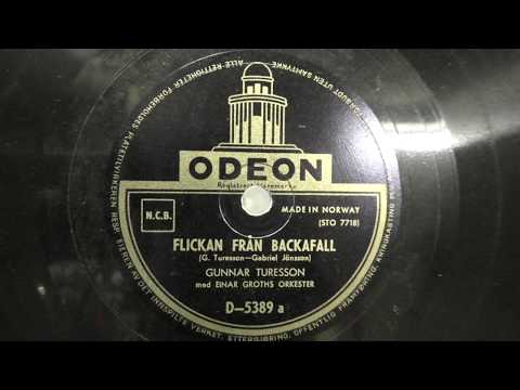 Gunnar Turesson: Flickan fran backafall. (1949).