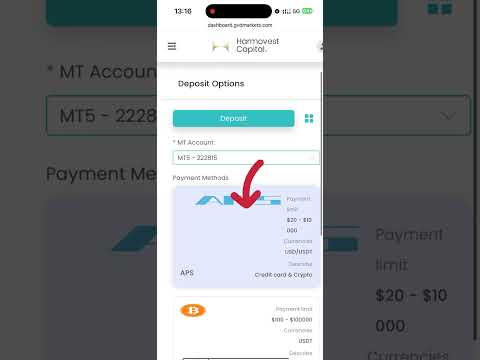 طريقة الإيداع