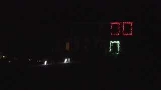 2013/2014 Christmas Lights - Silent Night - Los Lonely Boys - Goffstown, NH