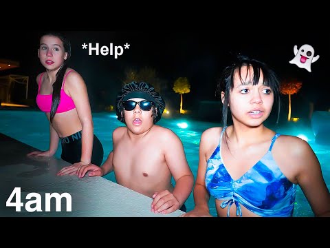 SNEAKING INTO MY POOL AT 4AM On A School Night I Tiana