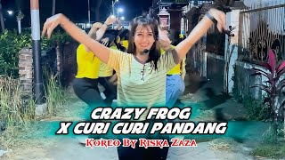 Download lagu Spesial Latihan Joget Karnaval DJ Crazy Frog X Curi Curi Pandang Koreo By Kak Riska Zaza ‼️ mp3