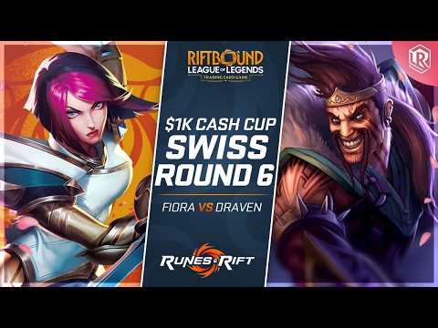 $1K Riftbound Tournament - Fiora vs Draven - Round 6