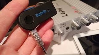 3.5mm Bluetooth 3.0 Audio Aux car receiver MA913 (unboxing & test)