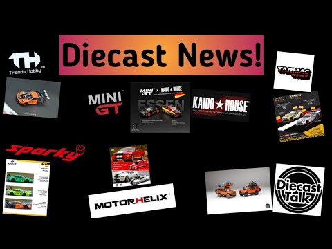Feature Image thumbnail for the video blog Diecast News!  November 2025 by  booster_diecast