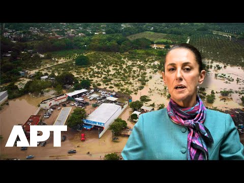 Sheinbaum Visits Veracruz as Deadly Floods Kill 50 Across Mexico | Poza Rica Devastated | APT