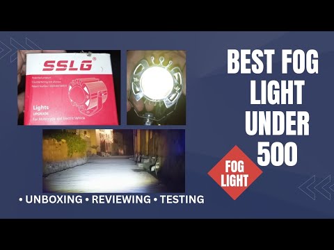 Best Fog Light Under 500 | Best Fog Lights for Bikes and Cars | sslg sg16 fog light #FogLight 