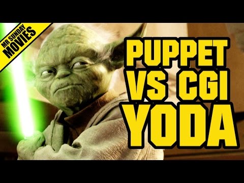STAR WARS - Puppet Yoda VS CGI Yoda