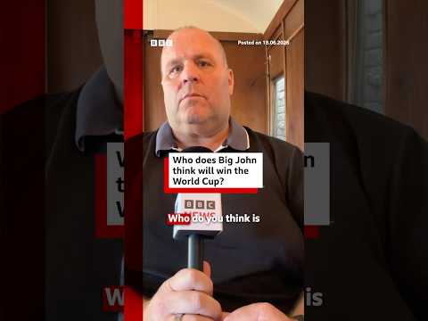 Big John tells us who he's backing to win the World Cup. #BigJohn #England #WorldCup #BBCNews