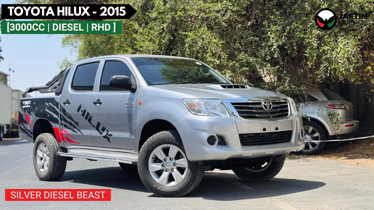 Toyota Hilux 2015 TOYOTA HILUX | 4WD AUTO TRANSMISSION | DOUBLE CAB | LEATHER SEATS + SPORT BAR + ALLOY WHEELS video