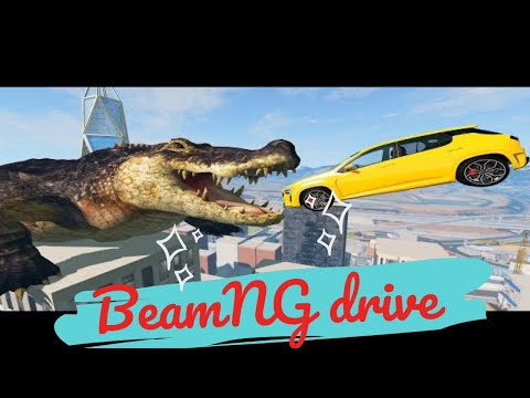 Crocodilopolis. Alligators Captured the City - Beamng Drive | TrainWorld