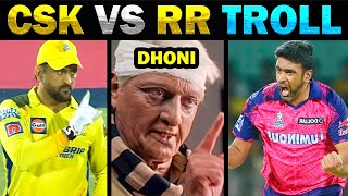 CSK VS RR IPL TROLL 2023 | DHONI ANGRY - TODAY TRENDING