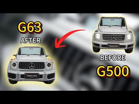 【Car  tuning】Is this a G500 or a G63? Watch how I transform the G500 to resemble the G63.