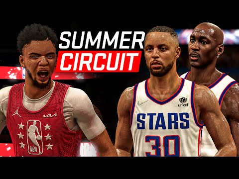 NBA 2K22 Summer Circuit - Adrian Hall RETURNS!! Curry Teams Up With LeBron, Kobe AND Jordan!!