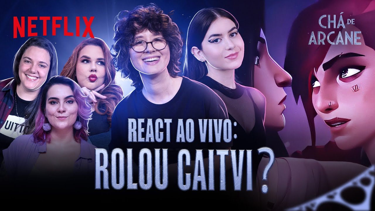 CHÁ DE ARCANE com @louieponto e @sofiasantino: reagindo à 2ª temporada ao vivo | Netflix Brasil