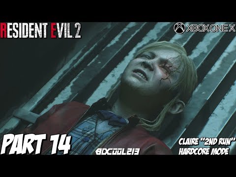Resident Evil 2 Remake Gameplay Claire B Part 14 - Umbrella Lab - Xbox One X