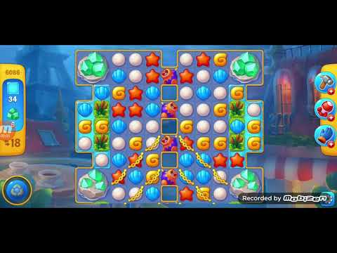 fishdom gameplay / level 6086 / It is like the ads? / thank you