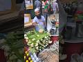 Hardworking Man Selling Aloe Vera Juice Healthy Street Food Shorts