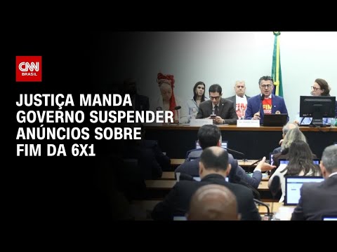 Fim da 6×1: Justiça manda governo suspender anúncios pagos sobre proposta | HORA H