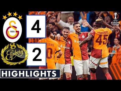 ⚪Galatasaray vs IF Elfsborg (4-2) | All Goals & Extended HIGHLIGHTS || UEFA Europa League