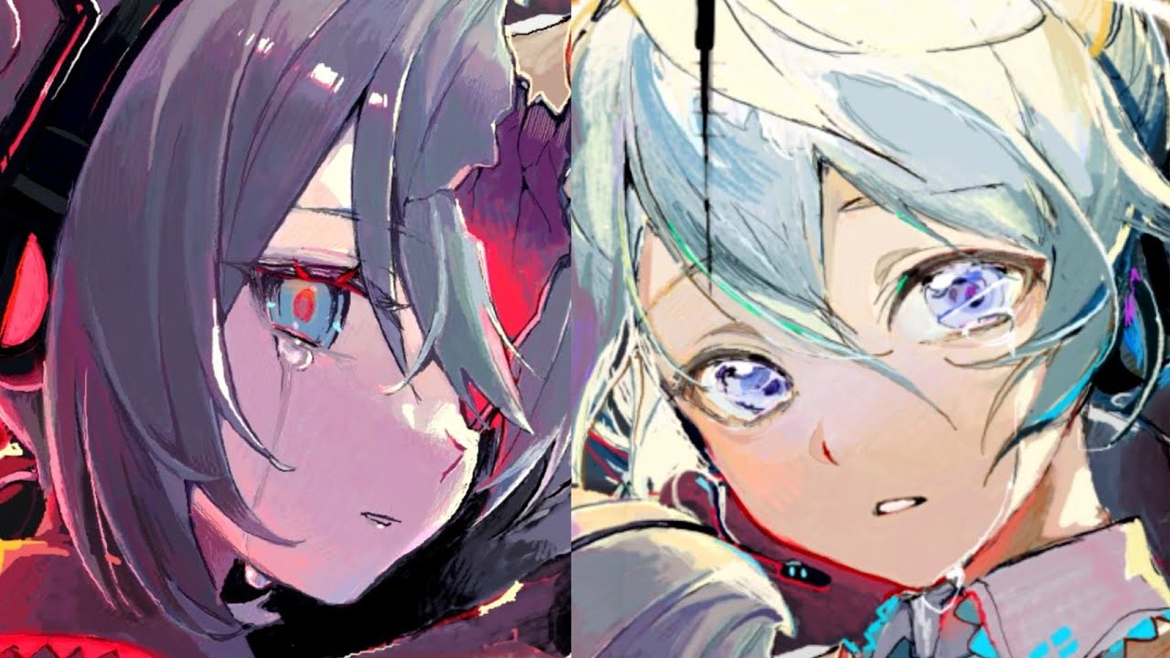 すご絵師あいださんと絵チャコラボ!!　ミクさんを描きました!!