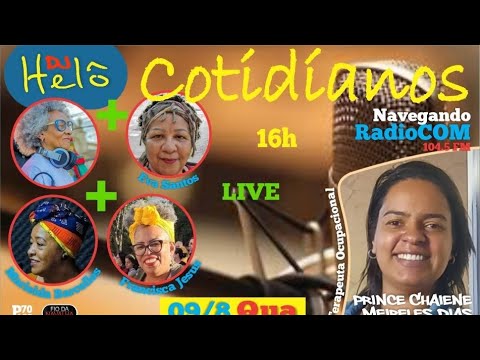 LIVE Cotidianos, com Dj Helô, Eva Santos