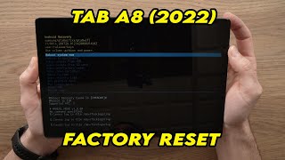 Samsung Galaxy Tab A8 (2022) : How to Factory Reset (Hard Reset)