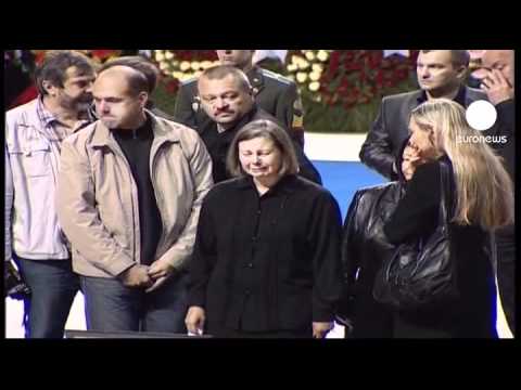 Farewell to ice hockey heroes killed in Russian plane crash