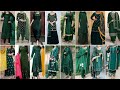 Beautiful Green Punjabi Suit Design Ideas For Girls 2023 Dark Green Colour Combination