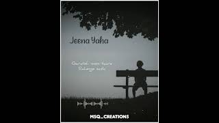 Jeena Yaha Marna Yaha  Hindi Song  WhatsApp Status