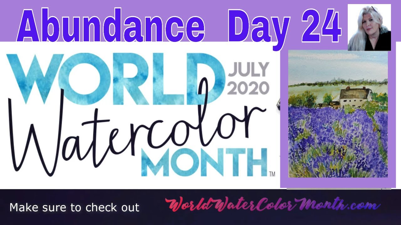 WorldWatercolorMonth  #Watercolor  #WorldWatercolorMonth  #art   Day 24  Abundance