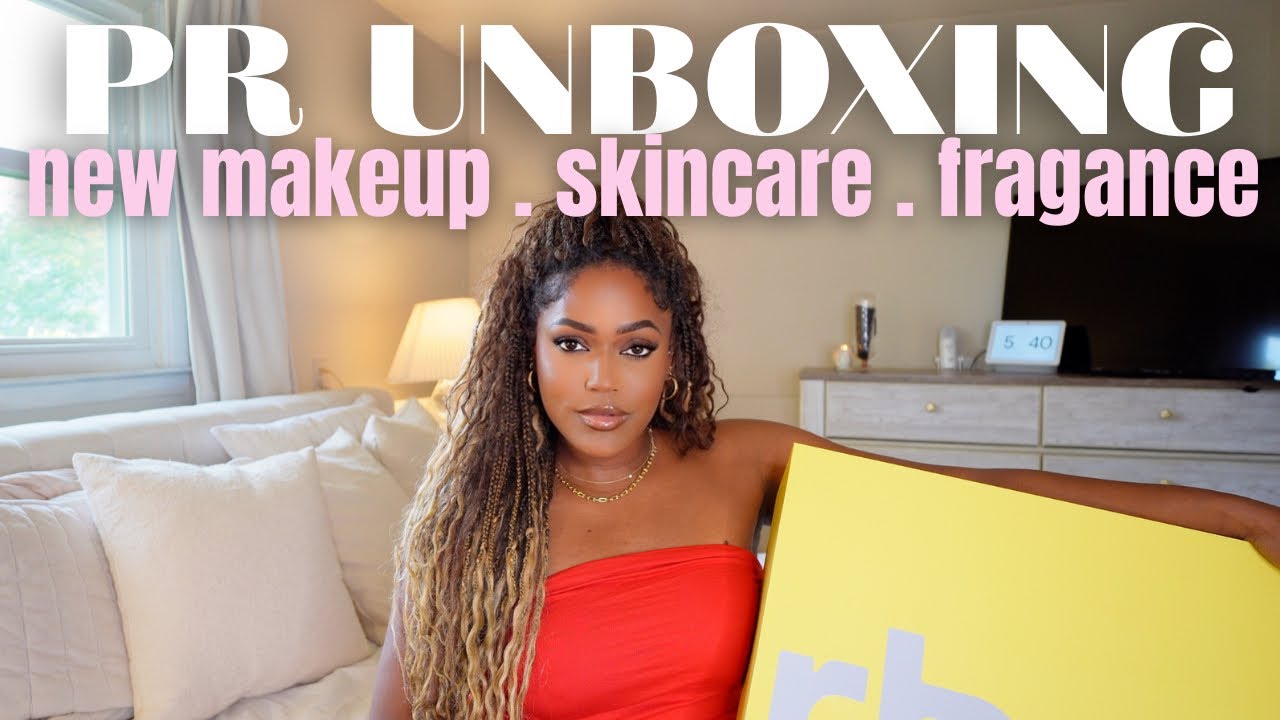 HUGE PR UNBOXING | NEW* MAKEUP, SKINCARE, FRAGRANCE | RHODE, RARE BEAUTY