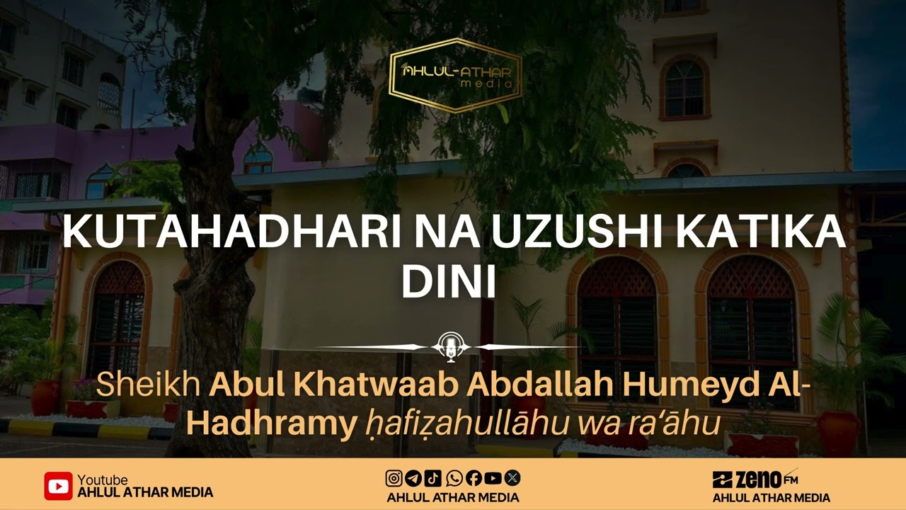 KUTAHADHARI NA UZUSHI KATIKA DINI