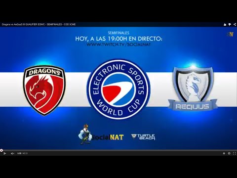 Dragons VS Aequus: Semifinal Torneo Clasificatorio ESWC COD (III QUALIFIER)