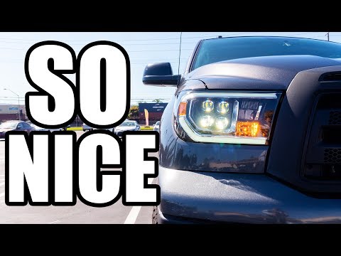 INSTALLING THE BEST TUNDRA HEADLIGHTS! (AlphaRex Nova Series)