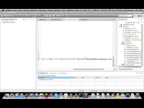 Java Tutorials Physics Simulator Episode 3