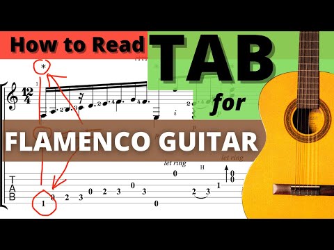 How to Read Tablature (TAB) for the Flamenco Guitar