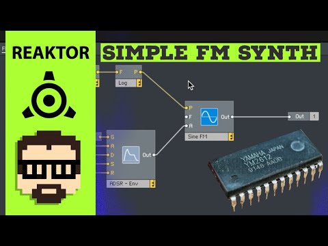 Basic FM Synthesis in Reaktor 6 Primary (Frequency Modulation Synthesis) | Simon Hutchinson