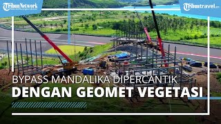Jelang MotoGP 2022, Bypass Mandalika yang Dilalui Presiden Jokowi Dipercantik dengan Geomet Vegetasi