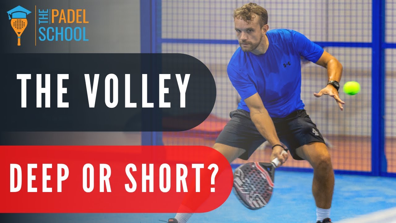 Volley depth: choosing short or deep targets