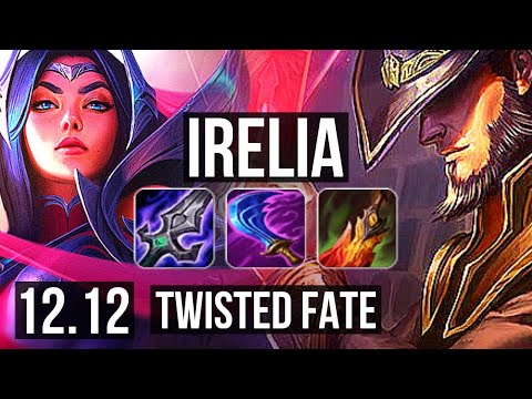 IRELIA vs TWISTED FATE (MID) | 500+ games, 6/2/4 | KR Diamond | 12.12