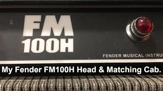 Video thumbnail for My Fender FM100H Head & Matching Cab. by Ben Coombs