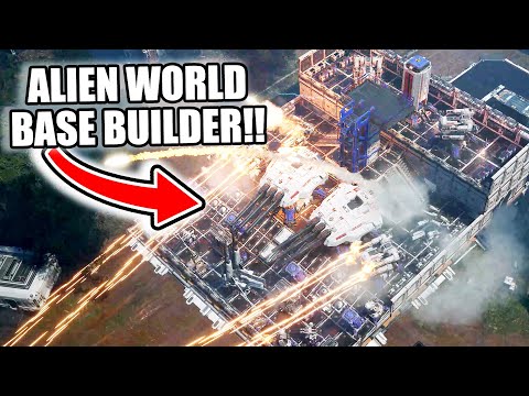 DEFEND And Build A MEGA Base!! - Outpost: Infinity Siege - Management Automation FPS TD [sponsored]