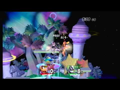 Professor Pro (Wolf) vs Alpha Dash (Diddy Kong/R.O.B.) - Project M 2.6 Bo5 Friendlies